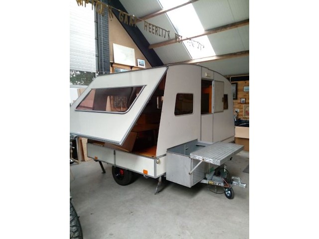 Retro vouw (klap) caravan, rapido , confort, wit, jaren 70 - afbeelding 12 van  30
