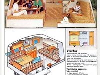 Retro vouw (klap) caravan, rapido , confort, wit, jaren 70 - afbeelding 23 van  30