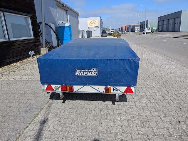 Retro vouw (klap) caravan, rapido , confort, wit, jaren 70 - afbeelding 28 van  30