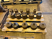 Retro weegschaal met gewichten (5x) - afbeelding 3 van  12