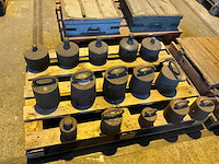 Retro weegschaal met gewichten (5x) - afbeelding 4 van  12