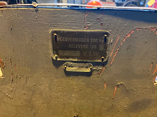 Retro weegschaal met gewichten (5x) - afbeelding 12 van  12