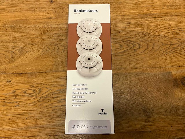 Retwist smoke b rookmelder set van 3 (10x) - afbeelding 1 van  8
