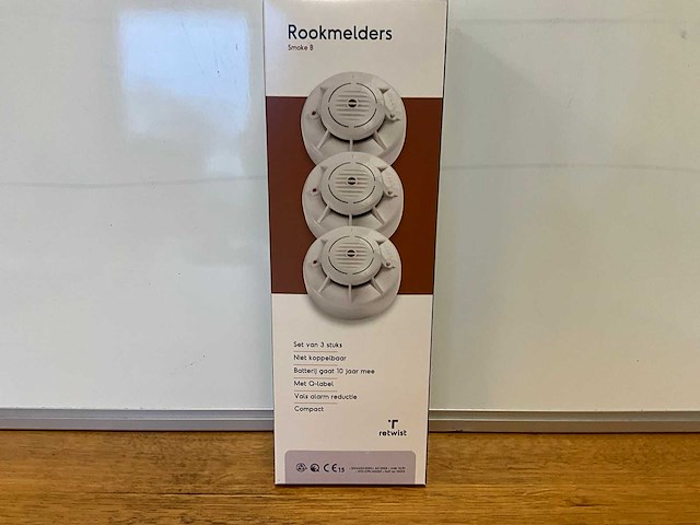 Retwist smoke b rookmelder set van 3 (10x) - afbeelding 4 van  8