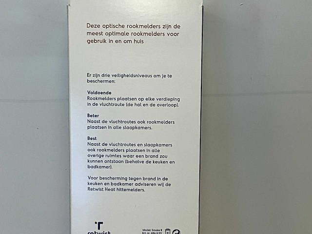 Retwist smoke b rookmelder set van 3 (10x) - afbeelding 6 van  8