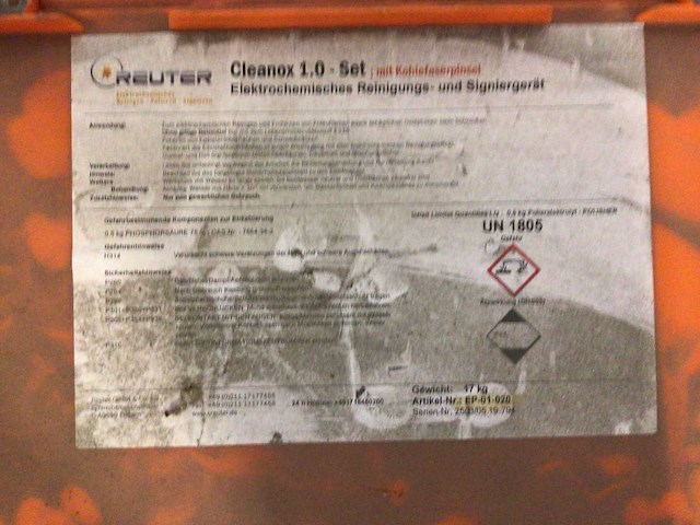 Reuter cleanox reinigingsmachine - afbeelding 3 van  4