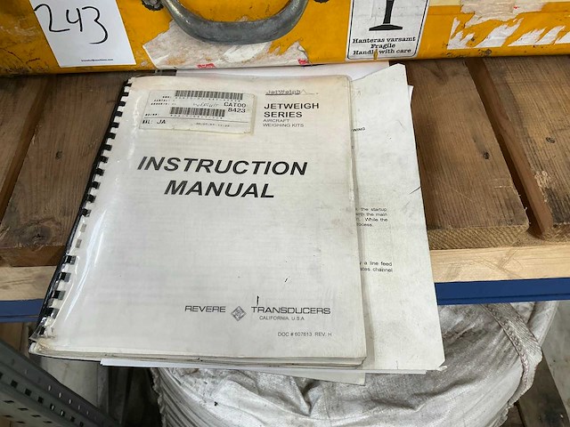 Revere aerospace jw75 vliegtuig weegset - afbeelding 5 van  13