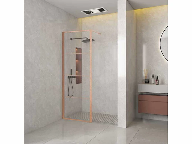 Revital bc-2120-90-ffg douchewand inloopdouche (2x) - afbeelding 1 van  5