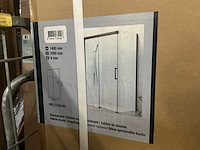 Revital be-c140-sc doucheschuifdeur 140x80cm - afbeelding 1 van  4