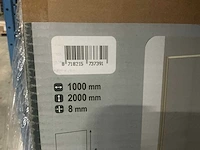 Revital byt-2120-120-ffg douchewand 120cm - afbeelding 1 van  4