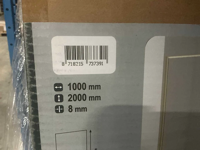 Revital byt-2120-120-ffg douchewand 120cm - afbeelding 3 van  4