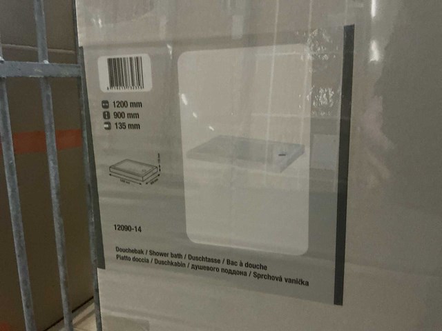 Revital cuadra 12090-14 douchebak (10x) - afbeelding 3 van  3