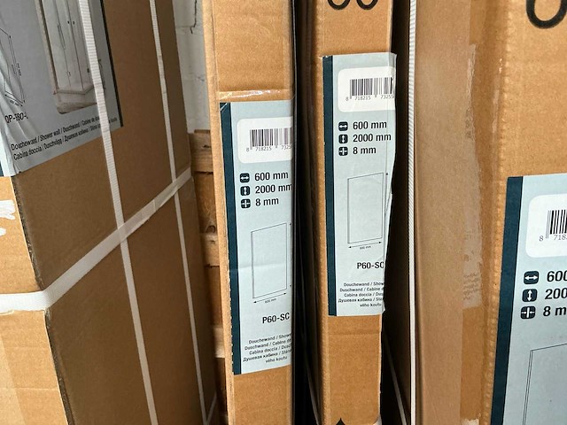 Revital p60-sc 60x200cm zijwand (3x) - afbeelding 2 van  4