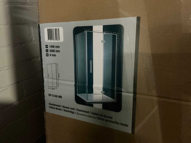 Revital qp-c140-mb douche nisdeur - afbeelding 5 van  6