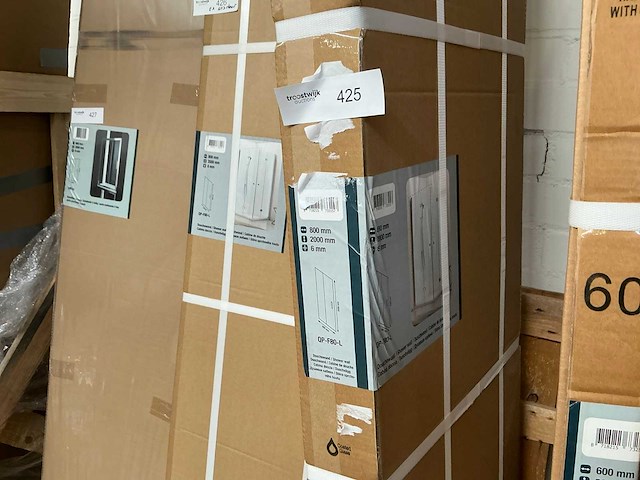 Revital qp-f80-l 80x200cm zijwand (2x) - afbeelding 2 van  2