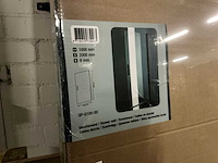 Revital qp-g100-be douche draaideur 100cm - afbeelding 1 van  3