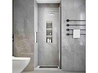 Revital r-qp-g80s-r douche draaideur 80cm - afbeelding 1 van  3