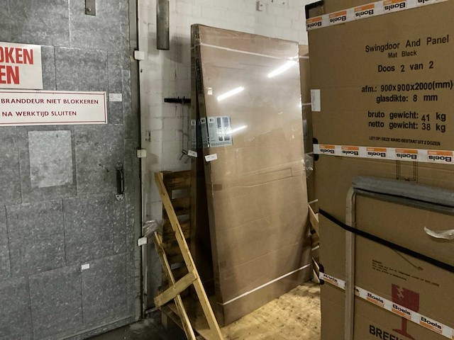 Revital r-qp-g80s-r douche draaideur 80cm - afbeelding 3 van  3