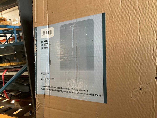 Revital ronde douchewand 100x200 smart line gs-2120-100rg - afbeelding 2 van  2