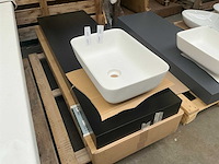 Revital wastafelmeubel met waskom 140cm - afbeelding 2 van  5