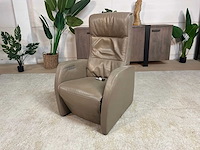 Revo electrische leren relax fauteuil - afbeelding 3 van  8