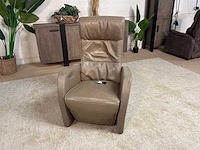 Revo electrische leren relax fauteuil - afbeelding 5 van  8
