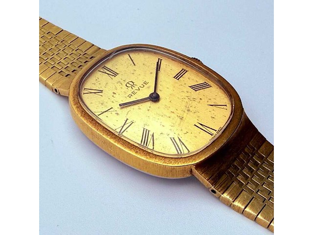 Revue thommen horloge met goudkeurmerk - afbeelding 4 van  8