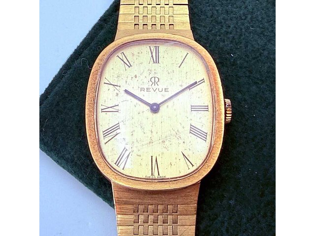 Revue thommen horloge met goudkeurmerk - afbeelding 6 van  8