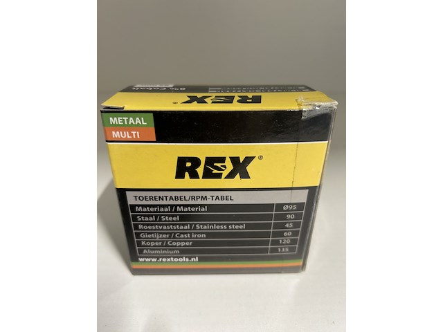 Rex bi-metaal gatzaag 95 mm 8% cobalt - afbeelding 3 van  5