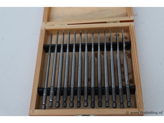 Rex speedboorset in houten opbergkist - afbeelding 2 van  5