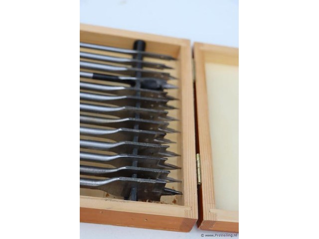 Rex speedborenset in houten opbergkist - afbeelding 3 van  5