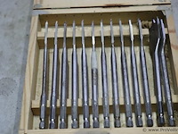 Rex speedborenset in houten opbergkist - afbeelding 2 van  5