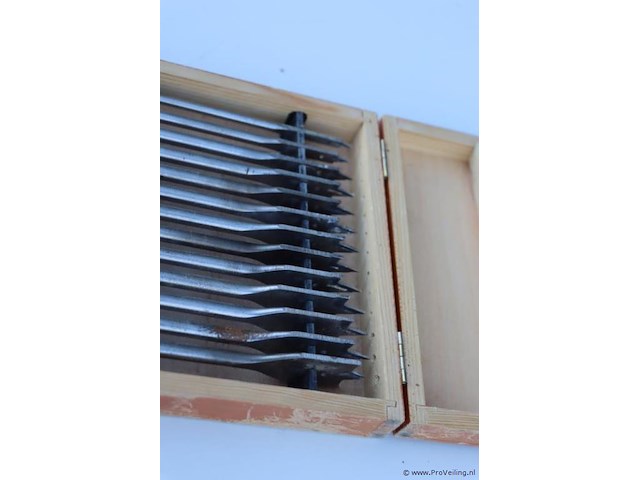 Rex speedborenset incl. houten opbergkist, 14-delig - afbeelding 2 van  4