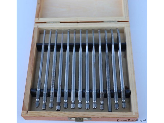 Rex speedborenset incl. houten opbergkist; 14-delig - afbeelding 2 van  5