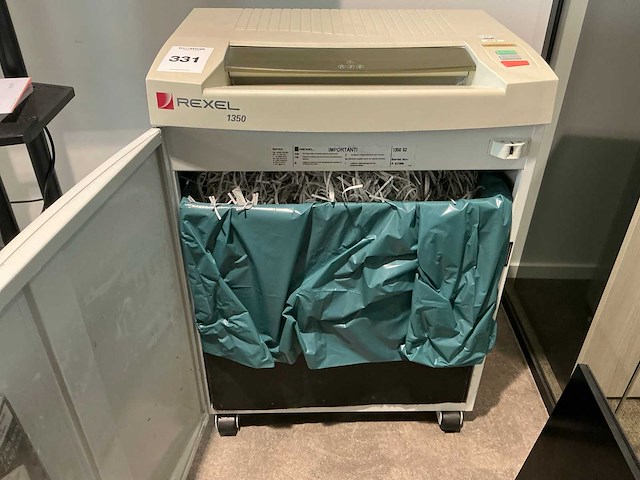 Rexel 1350 s2 papiervernietiger - afbeelding 3 van  5