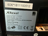 Rexel 60x papier shredder - afbeelding 8 van  9