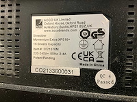 Rexel momentum extra xp516+ papiervernietiger - afbeelding 3 van  3