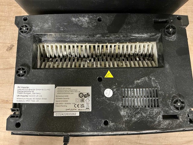 Rexel momentum x406 papiervernietiger - afbeelding 5 van  7