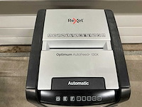 Rexel optimum autofeed+ 130x papier shredder - afbeelding 2 van  8