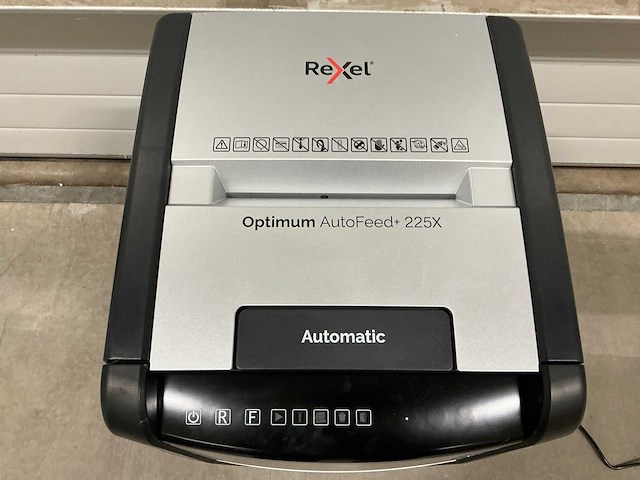 Rexel optimum autofeed+ 225m papier shredder - afbeelding 2 van  6