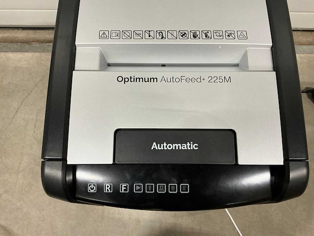 Rexel optimum autofeed+ 225m papier shredder - afbeelding 2 van  5