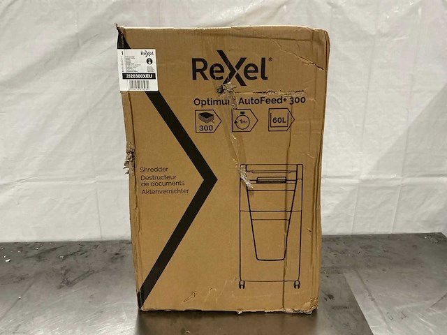 Rexel optimum autofeed+ 300 papier shredder - afbeelding 2 van  7