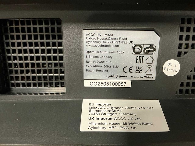 Rexel optimum autofeed+ papiervernietiger - afbeelding 7 van  8