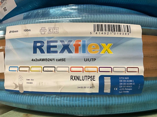 Rexflex rxnlutp5e kabel - afbeelding 3 van  3