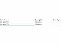 Rexnord - 3301260 & 3301261 - partij industriële aandrijf-/tandwielkastcomponenten - afbeelding 2 van  4