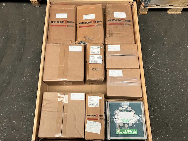 Rexnord / rollway - partij industriële lagers en behuizingen 111kg - afbeelding 1 van  3