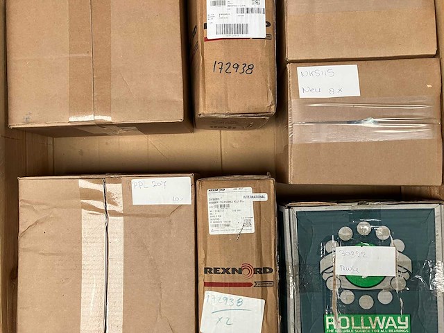 Rexnord / rollway - partij industriële lagers en behuizingen 111kg - afbeelding 5 van  6