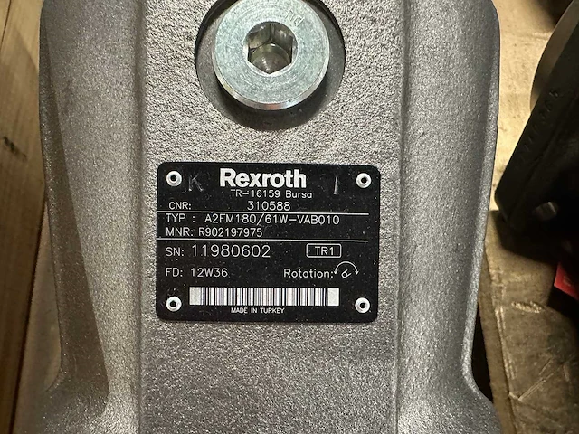 Rexroth - a2fm180/61w-vab010 / r902197975 - hydraulische motor 5x - afbeelding 6 van  6