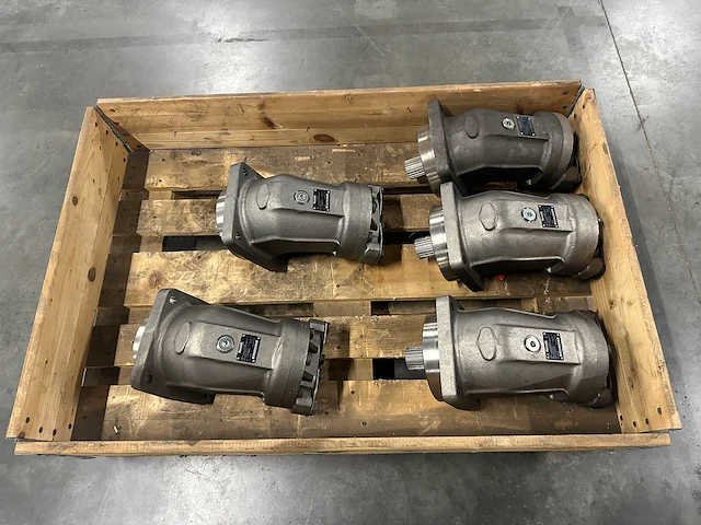 Rexroth - a2fm180/61w-vab010 / r902197975 - hydraulische motor 5x - afbeelding 4 van  6
