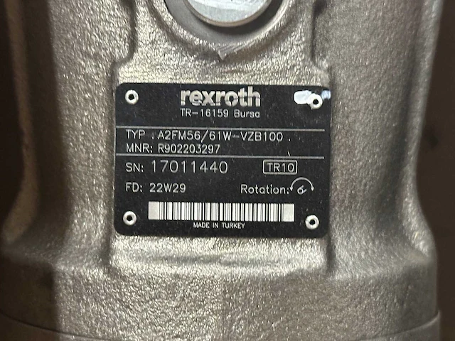 Rexroth - a2fm56/61w-vzb100 / r902203297 - hydraulische pomp 6x - afbeelding 7 van  8